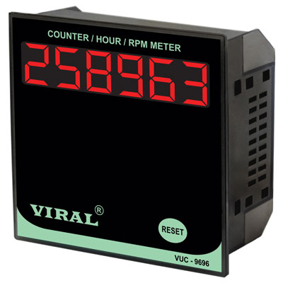 Viral Universal Time Totaliser / Counter / Rpm Meter, VUC-9696