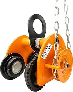 Kepro 3 Ton Geared Travelling Trolley With 3 mtr Lift